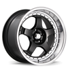 18" Konig 97B SSM 18x8 5x100 Gloss Black Machined Lip Wheel 42mm Rim