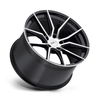 Cray Spider 20x9 5x120 Gloss Black W/ Mirror Cut Face Wheel 20" 38mm Rim