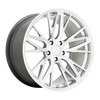 XO Zurich 20x9 5x112 Hyper Silver W/ Mirror Cut Face Wheel 20" 20mm Rim