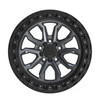 20" TIS 556AB 20x10 6x5.5 Satin Anthracite Cast Satin Black Bead Ring -19mm Rim