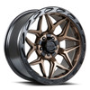 22" Lock Offroad Matte Bronze Matte Black Ring Matrix 22x10 6x135 6x5.5 -18mm