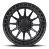 17" Lock Offroad Matte Black Matte Black Ring Baja 17x9 6x5.5 0mm For Chevy GMC