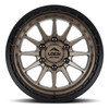 17" Lock Offroad Matte Desert Bronze Matte Black Ring Baja 17x9 6x5.5 -12mm Rim