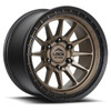 Set 4 17" Lock Offroad Matte Desert Bronze Matte Black Ring Baja 17x9 6x5.5 0mm