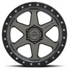 17" Lock Offroad Matte Grey Matte Black Ring Olympus 17x9 6x135 -35mm Wheels