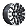 Performance Replicas PR211 24x10 6x5.5 Gloss Black Machined Face Wheel 24" 31mm