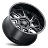 Black Rhino Reaper 20x9.5 5x5.5 Gloss Black & Milled Wheel 20" 0mm Rim