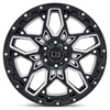 Black Rhino Shrapnel 20x9.5 5x150 Gloss Black W  Milled Spokes Wheel 20" 12mm