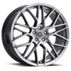 18" Platinum 459G Retribution 18x8 5x112 Bright Graphite w/ Clear Coat 40mm Rim