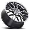 18" Platinum 459G Retribution 18x8 5x112 Bright Graphite w/ Clear Coat 40mm Rim