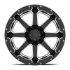 18" Gear Off Road 726MB Big Block 18x9 5x5 5x5.5 Black CNC Milled Wheel -12mm