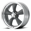 Set 4 American Racing Vintage VN215 Classic Torq Thrust II 14x6 5x4.5 Gray 14"