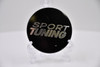 Sport Tuning Gloss Black w/ Chrome Logo Wheel Center Cap Hub Cap MG-P1727Z