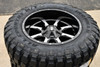 20x10 Moto Metal MO970 Wheel & Tire Package 33x12.50R20 Ironman 5x5 Fits Jeep