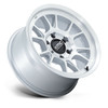 KMC KM729 Range 17x8.5 6x5.5 Gloss Silver With Machined Face Wheel 17" -10mm Rim