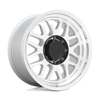 Black Rhino Delta 20x9.5 8x6.5 Gloss Silver Mirror Face & Lip Wheel 20" -18mm