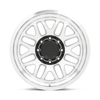Black Rhino Delta 20x9.5 8x6.5 Gloss Silver Mirror Face & Lip Wheel 20" -18mm