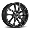 Set 4 18" Platinum 438U Gyro  18x8 Wheels 5x115 +15mm