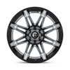 Set 4 Fuel FC401 Brawl 20x10 6x135 Chrome Gloss Black Lip 20" -18mm Truck Wheels