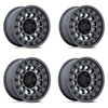 Set 4 Black Rhino BR012 Outback 17x8.5 Matte Gunmetal Wheels 6x5.5 17" -10mm