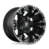 Set 4 Fuel D851 Vapor 17x9 5x4.5 5x5 Matte Black Gray Tint Truck Wheels 17" 1mm