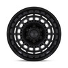 Black Rhino BR014 Sahara 17x9 Matte Black Gloss Black Lip Wheel 5x5 17" -12mm