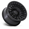 Set 4 Black Rhino BR014 Sahara 17x9 Matte Black Gloss Black Wheels 5x5 17" -12mm