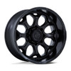 Set 4 Fuel FC862 Scepter 20x10 6x5.5 Blackout Wheels 20" -18mm Lifted Truck Rims