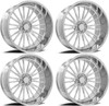 Set 4 26" Axe Wheels AF7 Forged Fully Polished 26x14 Wheels 6x135 6x5.5 -76mm