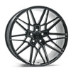Set 4 20" Axe Wheels CF1 Gloss Black 20x9 Wheels 5x5 45mm For Jeep Rims