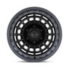 Black Rhino BR014 Sahara 17x9 Matte Black W/ Gunmetal Lip Wheel 5x5 17" 0mm