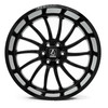 24" Axe Wheels Chronus Gloss Black 24x12 Wheel 8x180 -44mm For Chevy GMC Truck