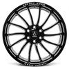 22" Axe Wheels Chronus Gloss Black Milled 22x12 6x135 6x5.5 -44mm Lifted Wheel