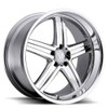 Mandrus Mannheim 22x10.5 5x112 Chrome Wheel 22" 42mm Rim