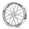 Set 4 22" Axe Wheels AF6 UTV Full Polished 22x7 Wheels 4x137 4x156 0mm Rims