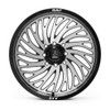 Set 4 20" Axe Wheels Hydra UTV Black & Polished Face 20x7 4x137 4x156 10mm Rims