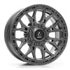 Set 4 20" Axe Wheels Atlas UTV Grey 20x7 Wheels 4x137 4x156 10mm Rims