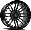 22" Axe Wheels Thanos Black Tinted 22x12 Wheel 8x180 -44mm For Chevy GMC Rims