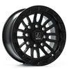 15" Axe Wheels Icarus UTV Satin Black 15x7 Wheel 4x137 4x156 10mm Rim