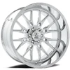 22" Axe Wheels Atlas Chrome 22x12 Wheel 6x135 6x5.5 -44mm Lifted Truck Suv Rims