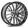 22" Axe Wheels EX40 Black & Polished Face 22x9 Wheel 5x110 35mm Rim
