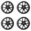 Set 4 18" Axe Wheels EX34 Gloss Black 18x8 Wheels 5x115 40mm Rims