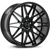 22" Axe Wheels ZX4 Gloss Black 22x9 Wheel 5x110 35mm Rim