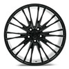 Set 4 20" Axe Wheels CF2 Gloss Black 20x8.5 Wheels 5x120 40mm Rims