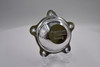 Classic Torq Thrust polished wheel hub cap for Camaro Mustang Chevelle Nova and hot rod wheel applications.