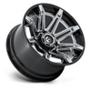 Set 4 Fuel FC401 Brawl 22x10 8x170 Chrome Gloss Black Lip Wheels 22" -18mm Rims