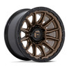 Fuel FC866 Piston 20x10 6x5.5 Matte Bronze Gloss Black Lip 20" -18mm Truck Wheel