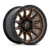 Set 4 Fuel FC866 Piston 20x9 5x5 Matte Bronze Gloss Black Lip Wheels 20" 1mm