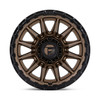 Set 4 Fuel FC866 Piston 20x9 5x5 Matte Bronze Gloss Black Lip Wheels 20" 1mm