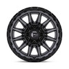 Set 4 Fuel FC866 Piston 20x10 6x5.5 Matte Gunmetal Gloss Black Wheels 20" -18mm